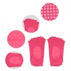 Unique Bargains Women's Non-Slip Yoga Pilates Barre Ballet Five Toe Socks with Grips - 3 of 4