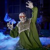 Joyfy Halloween Decor Zombie Groundbreaker, Light Up Eyes Creepy Animated Zombie for Halloween Party Outdoor Lawn Patio Yard Decoration - 3 of 4