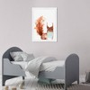 15" x 21" Squirrel Bubblegum Animals Framed Art Print - Wynwood Studio: Modern Decor, Digital Artwork, White Plastic Frame, Wire Mount - 4 of 4