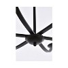 Elegant Lighting Trey 36 inch pendant in black - 4 of 4