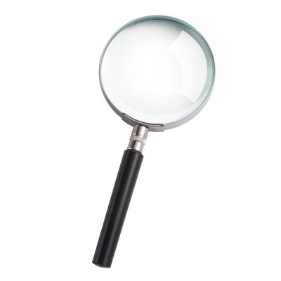 Insten Large 3X Handheld Magnifying Glass, 4" Magnifier Loupe for Reading Seniors Kids Science Insect - 100mm
