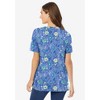 Woman Within Plus Size Perfect Printed Crewneck Tunic - 3 of 4