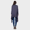 24seven Comfort Apparel Womens Long Open Front Cardigan - 2 of 3