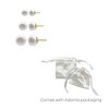 Adornia 14k Gold Plated Freshwater Pearl Stud Set - 3 of 4