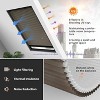 Cordless Skylight Shades Light Filtering Roof Window (Dark Coffee, 12-51 Wide and 12-74 High) - 2 of 3
