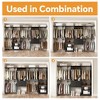 Besiost Freestanding Closet System with 8 Hannging Rods and Drawers, Hanging Closet Organizer with 10 Shelves - 3 of 4