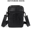 Generic Leather Small Messenger for Men Women Shoulder Chest Travel Bag - 2 of 4