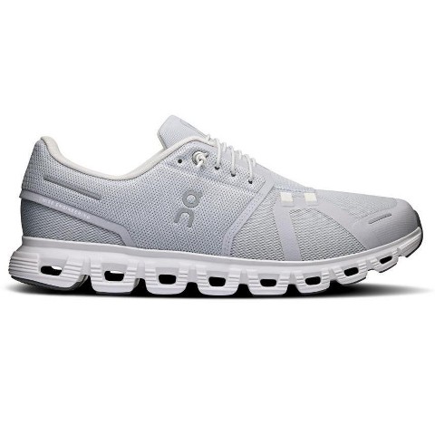 Мужские кроссовки ON SHOES On Cloud 6 Sneakers Running Shoes Glacier / White, Size 11