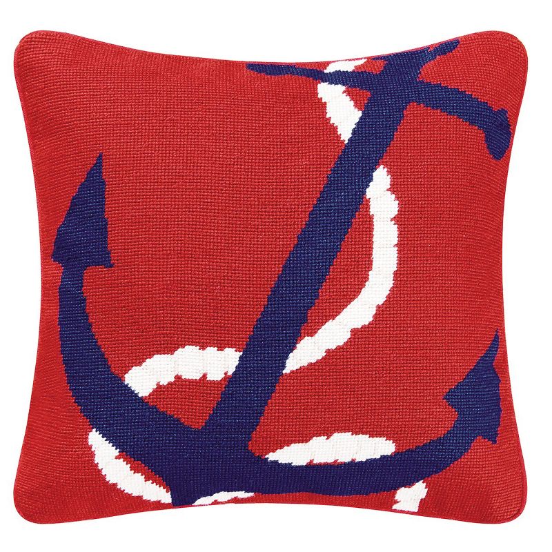 C&F Home Anchor Needlepoint Pillow, 1 of 2