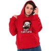 Funny Christmas Santa Bear Pun Hoodie Sweatshirt Women Men Brisco Brands - 4 of 4