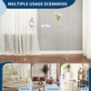 Acrylic Narrow Console Table for Entryway Clear Acrylic Table with Square Legs, Slim Design for Sofa, Foyer, Hallway, and Living Room - 4 of 4