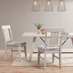 CAVINAS Dining Chairs Kitchen Chairs Set of 2 Stool Country-inspired Dining Chairs in Solid Wood Frame for Kitchen - 1 of 4