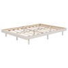 Full Floating Platform Bed Frame Modern Design Particle Board Bed with Headboard, Footboard, and Siderail for Home Bedroom Decoration - 3 of 4