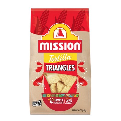 Mission Triangles White Corn Tortilla Chips - 11oz