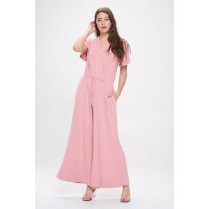 WEST K Women's Tiffany Flutter Sleeve Knit Jumpsuit - 1 of 4