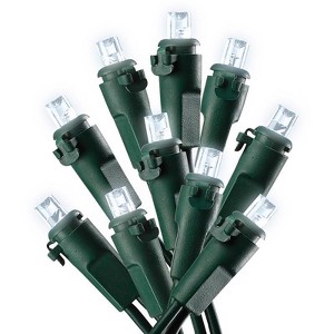 Celebrations LED Micro/5mm Cool White 100 ct String Christmas Lights 24.5 ft. - 1 of 2