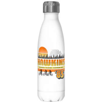 Iveta Abolina Eclectic Checker Check Cream 18 oz Water Bottle with Handle Lid - Society6