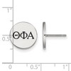 Black Bow Jewelry Sterling Silver Theta Phi Alpha Greek Life Stud Earring - image 2 of 3