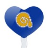 Albany State University Primary Logo Heart Love Cupcake Picks Toppers Decoration Set of 6 - 2 of 4