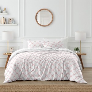 Sweet Jojo Designs Girl Full/Queen Comforter Bedding Set Ballerina and Ballet Bows Pink and White 3pc - 1 of 4