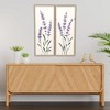 Cheung's Lyulia Vertical Flowering Lavender Bouquet Wall Panel - Left - 2 of 3