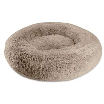Canine Creations Donut Round Dog Bed - Taupe