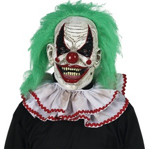 Seasonal Visions Adult Chuckles the Clown Costume Mask -  - White - 1 of 2
