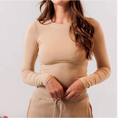 Women's Essential Ribbed Long Sleeve - apres