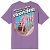 The Exorcist What An Excellent Day For An Exorcism Crew Neck Short Sleeve Lavender Men's T-shirt - 3 of 4