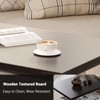 47 Inch Lift Top Coffee Tables with Storage & Sliding Barn Doors, Farmhouse Wood Cocktail Table, Living Room Furniture for Apartments - 4 of 4