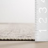 Nuloom Green Haven Collection Ariya Recycled Cotton Pet Friendly Machine Washable Area Rug, 4' x 6', Cream - 3 of 4