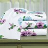 Collections Etc Hummingbird Floral  Sheet Set - image 2 of 4