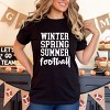 Simply Sage Market Winter Spring Summer Football Short Sleeve Tee - 2 of 4