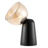 Omara 13 Inch Table Lamp - Amber/Black - Safavieh. - image 3 of 4