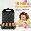 Mojgar Mini Donut Maker Machine For Kids Snack Breakfast Desserts With 16 Doughnuts Holes Non Stick Coating - 2 of 4