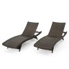 PAGED Patio Chaise Lounge Modern Wicker Recliner Tiltable Lounge Chair for Garden, Poolside - 3 of 4