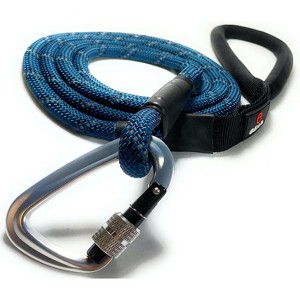 Enthusiast Gear Reflective Rope Dog Leash with Locking Carabiner for Large Medium Small Breeds and Puppy (6’ Feet) - 1 of 4
