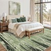 Modern Abstract Striped Area Rug Machine Washable Stain Resistant Indoor Carpet Low Pile Non Slip Non Shedding Floor Cover for Living Room Bedroom - 4 of 4