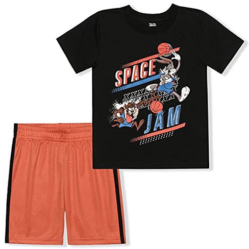 SPACE JAM Looney Tunes Big Boys Athletic T-Shirt Shorts Toddler to