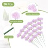Unique Bargains Silk Realistic Handmade Artificial Flowers 30 Pcs - 3 of 4