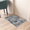 Hauteloom Creighton Blue Marble Rug - 4 of 4