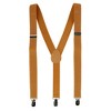 CTM Men's Solid Fashion Color Bow Tie and Suspender Set - 2 of 4