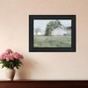 HomeRoots Green Country Morning Black Framed Print Wall Art - 2 of 4