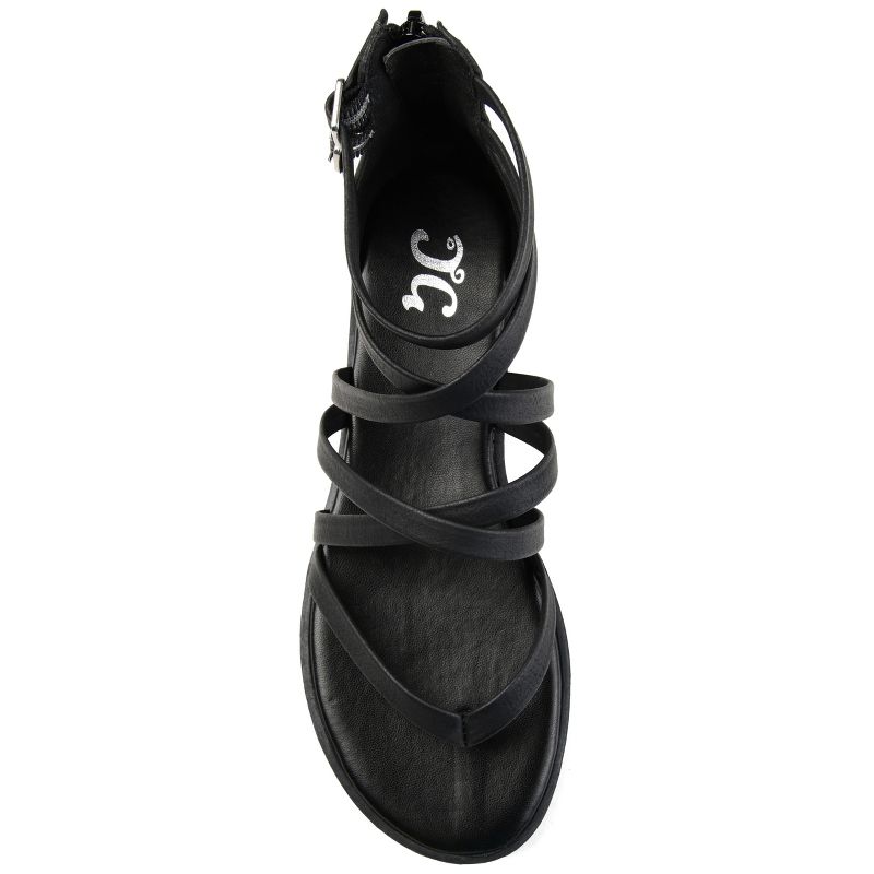 Journee Collection Womens Zailie Tru Comfort Foam Gladiator Flat Sandals, 5 of 11