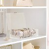 Clear Acrylic Bracelet Organizer Box, Jewelry Display Holder for Bangles and Watches, No-Drawer Storage Case - 2 of 4