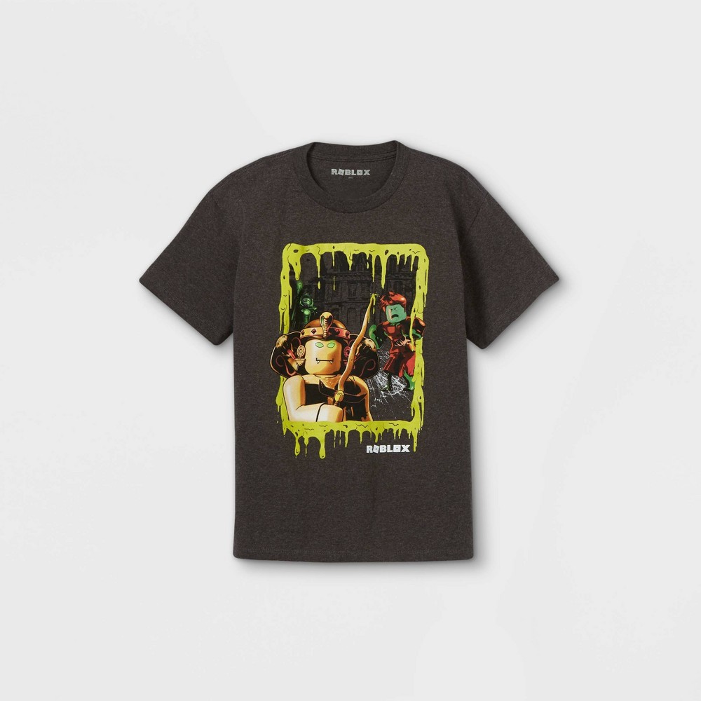 Boys Roblox Glow In The Dark Short Sleeve Graphic T Shirt Gray S From Target Fandom Shop - bow ties roblox t shirts guest