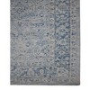 Gray And Dark Gray Wool Medallion Hand Woven Area Rug - 4 of 4