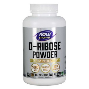 D-Ribose Powder, 100 % pure by Now Foods  -  8 oz Powder - 1 of 2