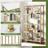 Kumasinova 71 Inch Book Shelf,Modern Display Bookcase with 11-Tier Open Storage Shelves for Living Room,Bedroom,Office,Gold - 4 of 4