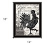 HomeRoots Faith Family Farming Rooster Black Framed Wall Art - 3 of 4